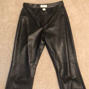 Black Leather Pants Size 4 Fits like 0-2